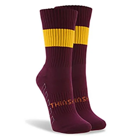 Hooped/Striped Short ThinSkins Socks - 6 Pack