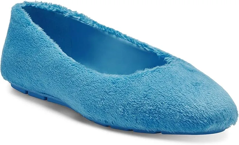 Jessica Simpson Blue Soft Furry Flats