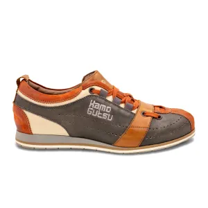 Kamo-Gutsu TIFA 002 Low Sneaker (Women) - Mattone/Antra/Camel