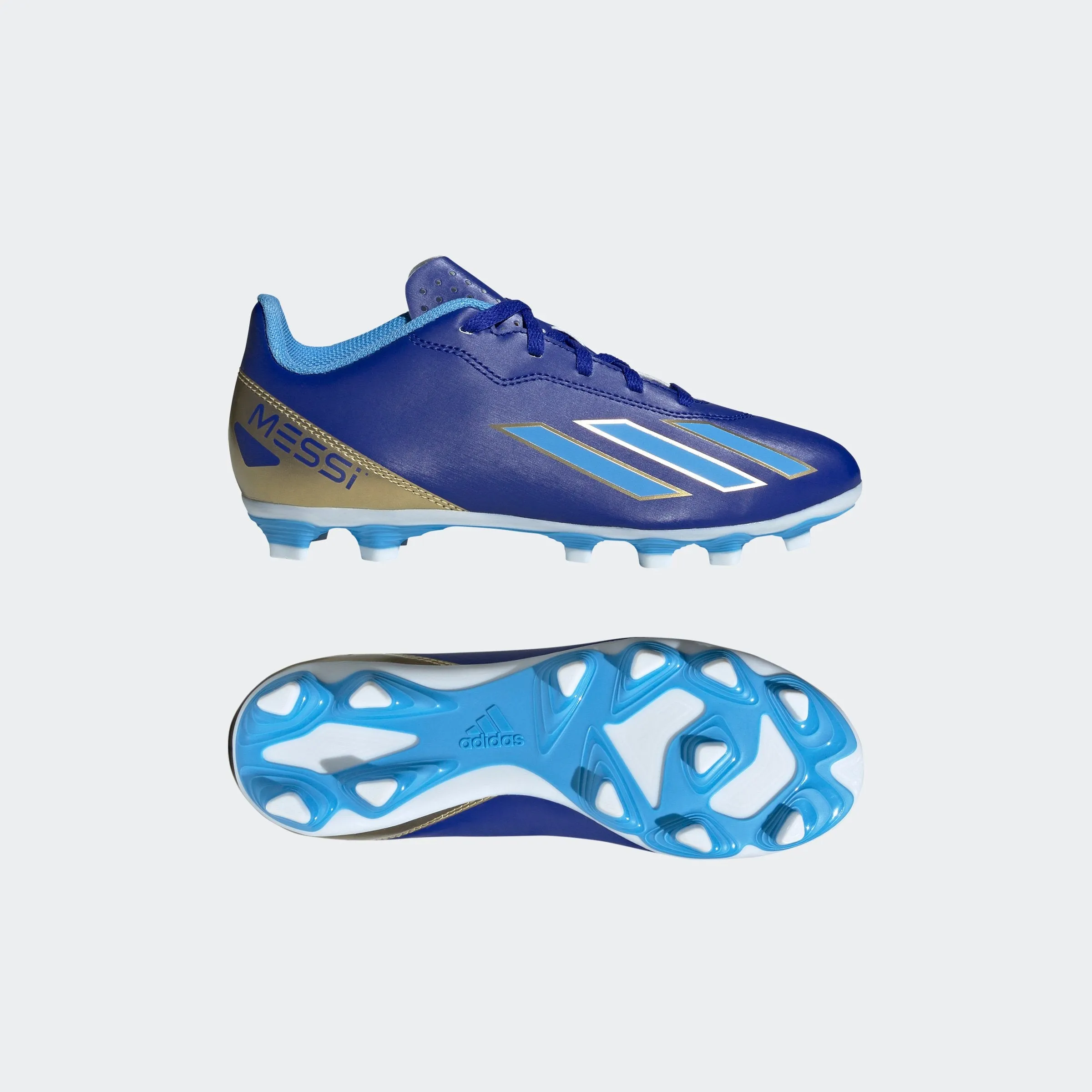 Kids' adidas X Crazyfast Messi Club Flexible Ground Boots