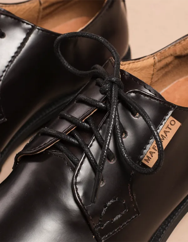 Lace-Up 100% Handmade Genuine Leather Oxford Shoes