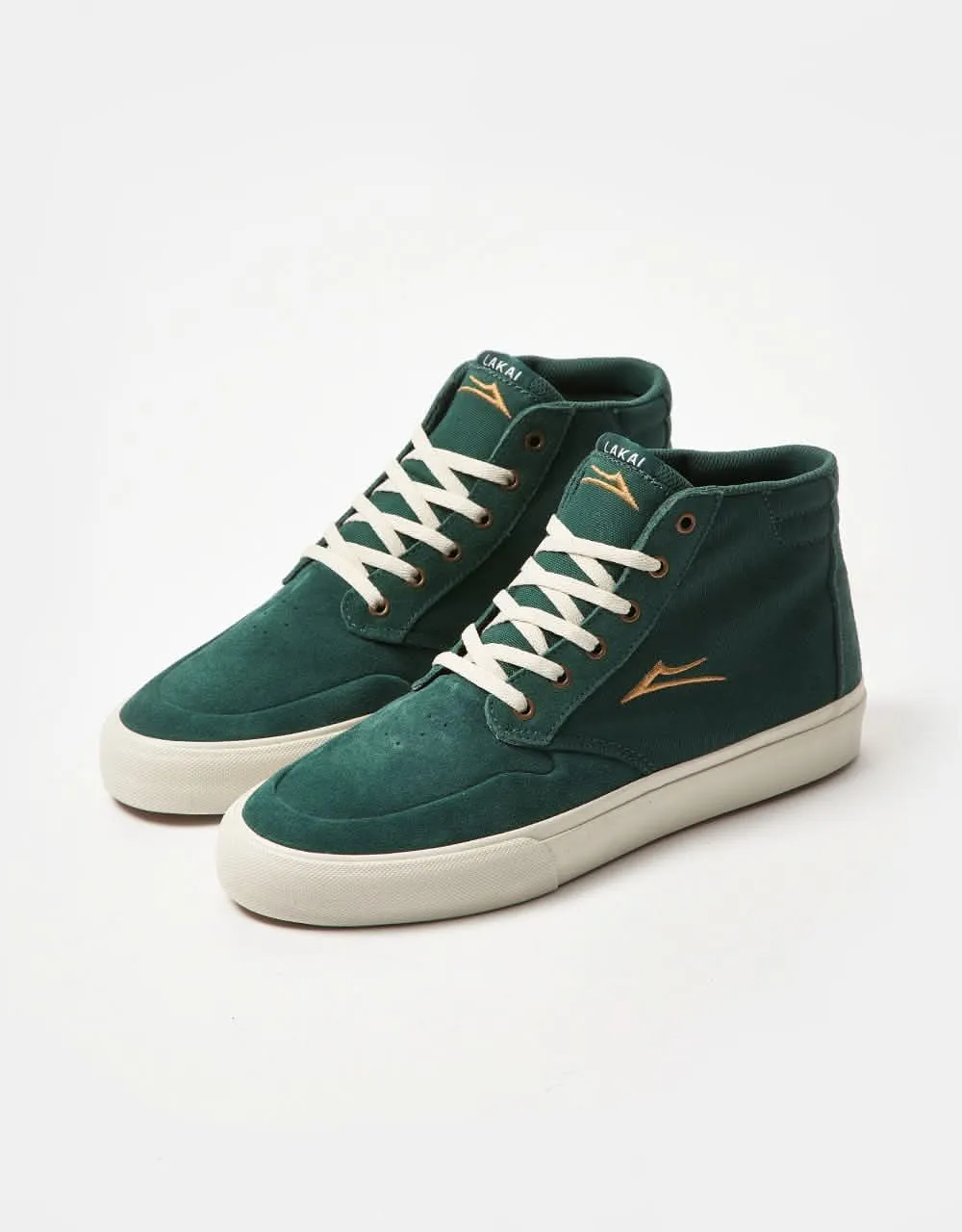 Lakai Riley 3 High Skate Shoes - Pine Suede