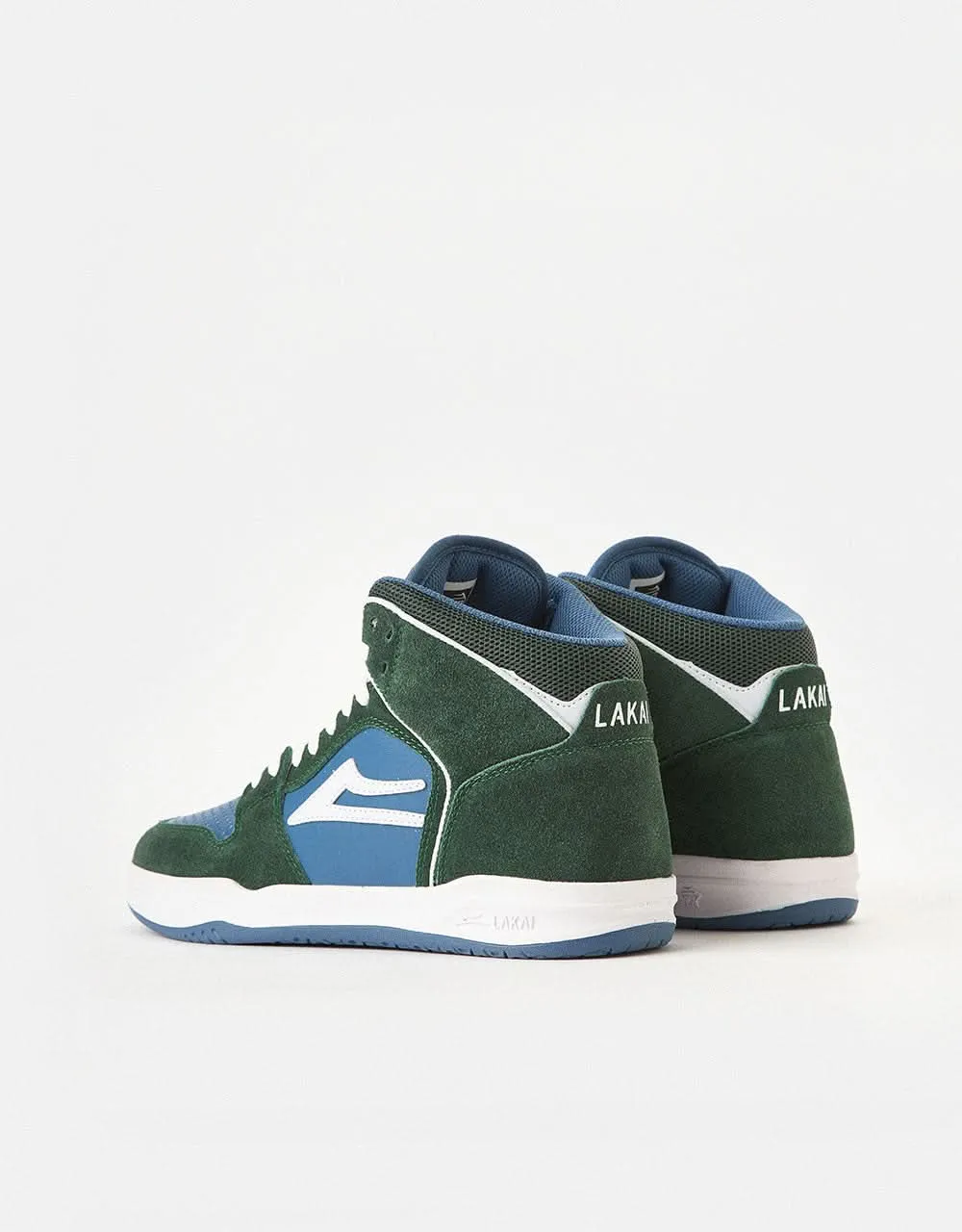 Lakai Telford High Skate Shoes - Pine/Slate Suede