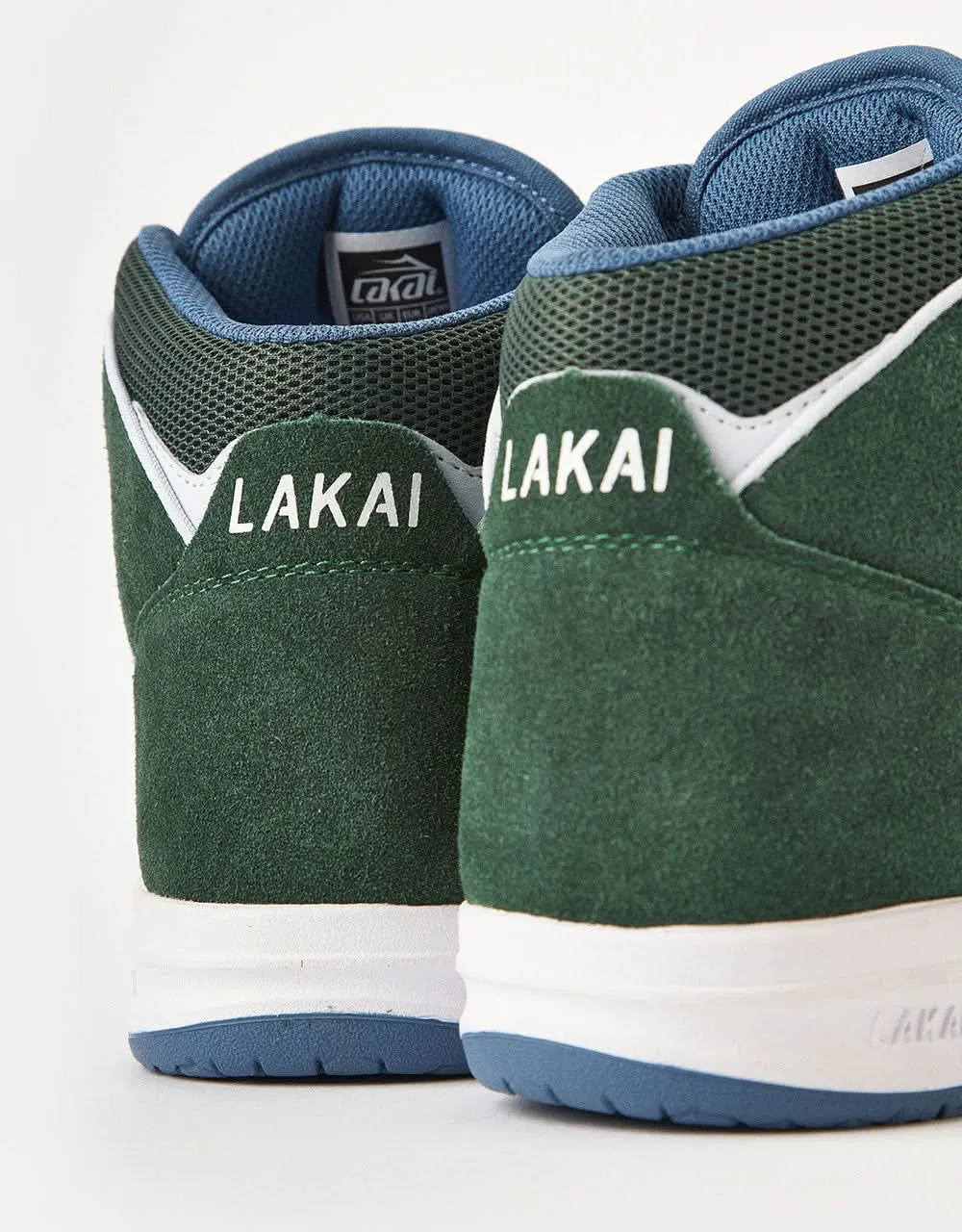 Lakai Telford High Skate Shoes - Pine/Slate Suede