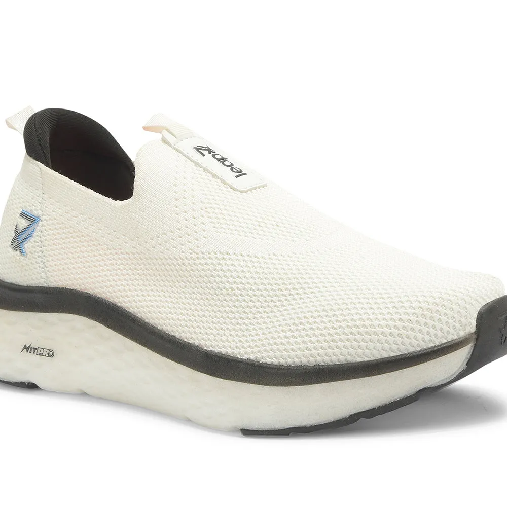 Leap7x By Liberty Men NITRUN-2 White Sports Non Lacing Shoes