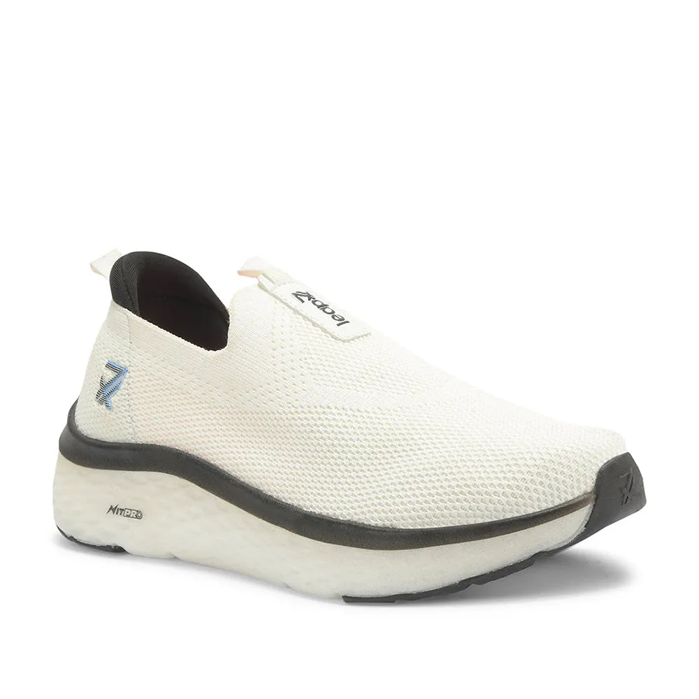 Leap7x By Liberty Men NITRUN-2 White Sports Non Lacing Shoes