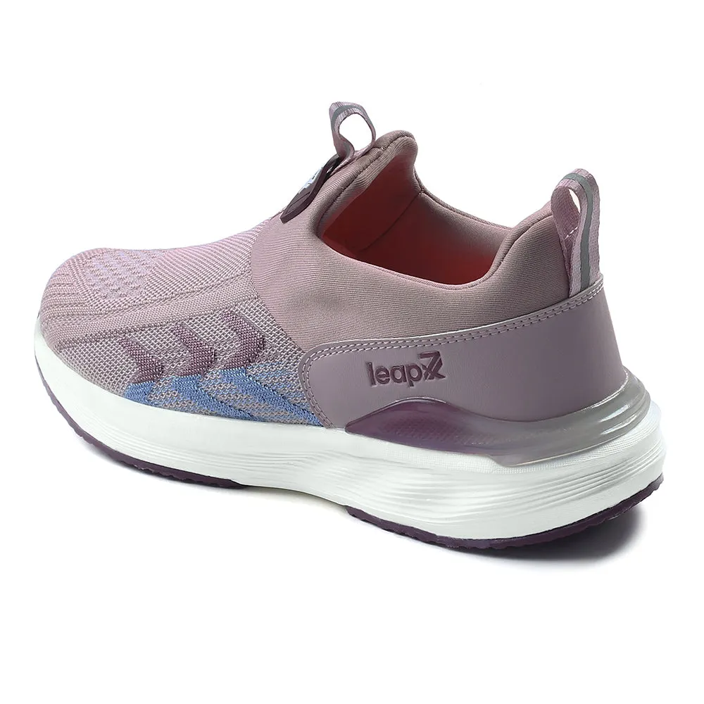 Leap7x Peach Non Lacing Sports Walking Shoes For Women AHANA By Liberty