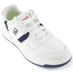 Leap7x White Sports Lacing Walking Shoes For Men NEXTER-3E By Liberty