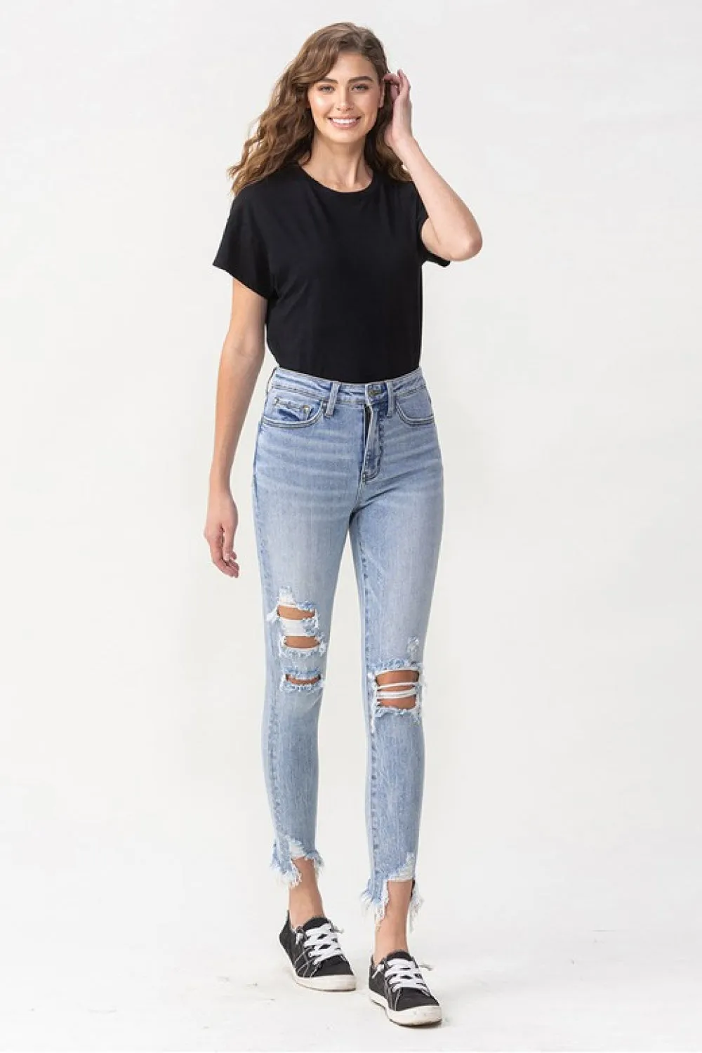 Lovervet* Lauren Distressed Skinnies