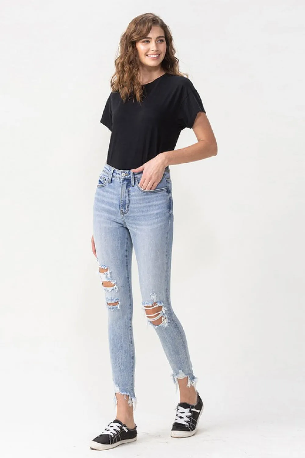 Lovervet* Lauren Distressed Skinnies