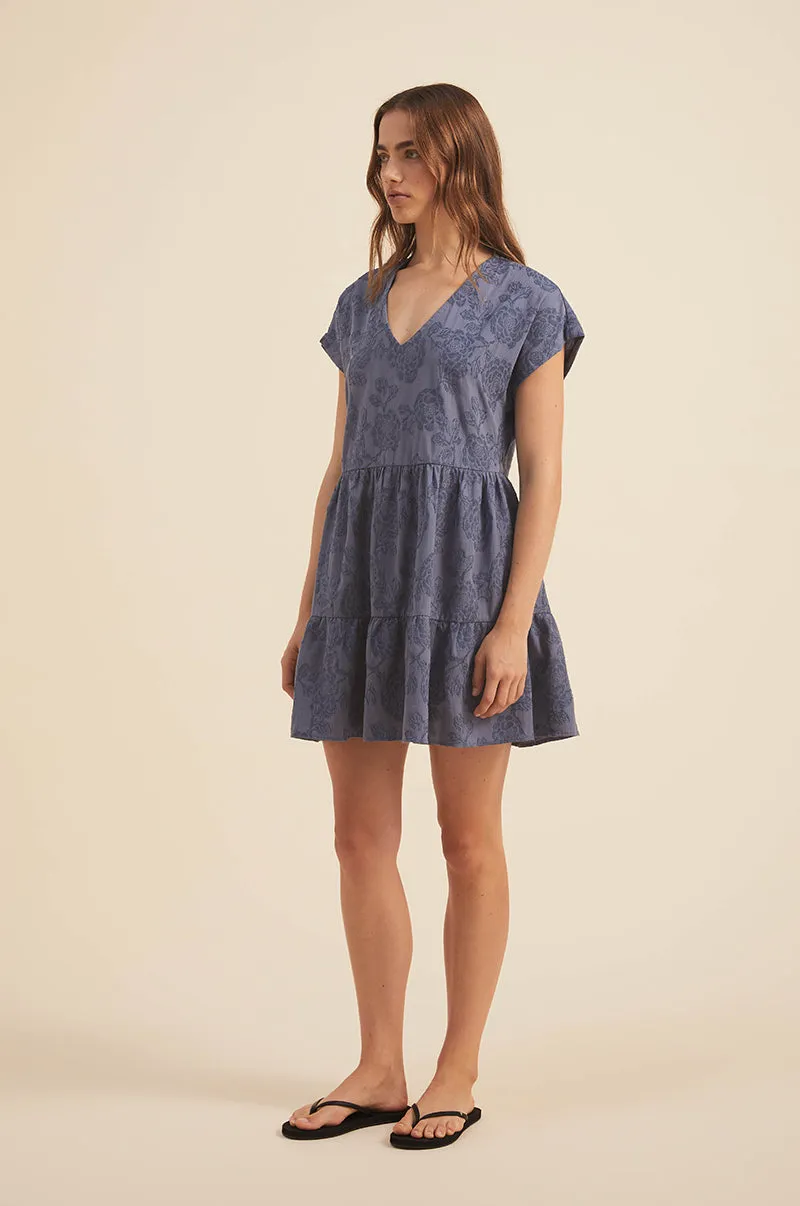 MAIA Dress - twilight cotton blend