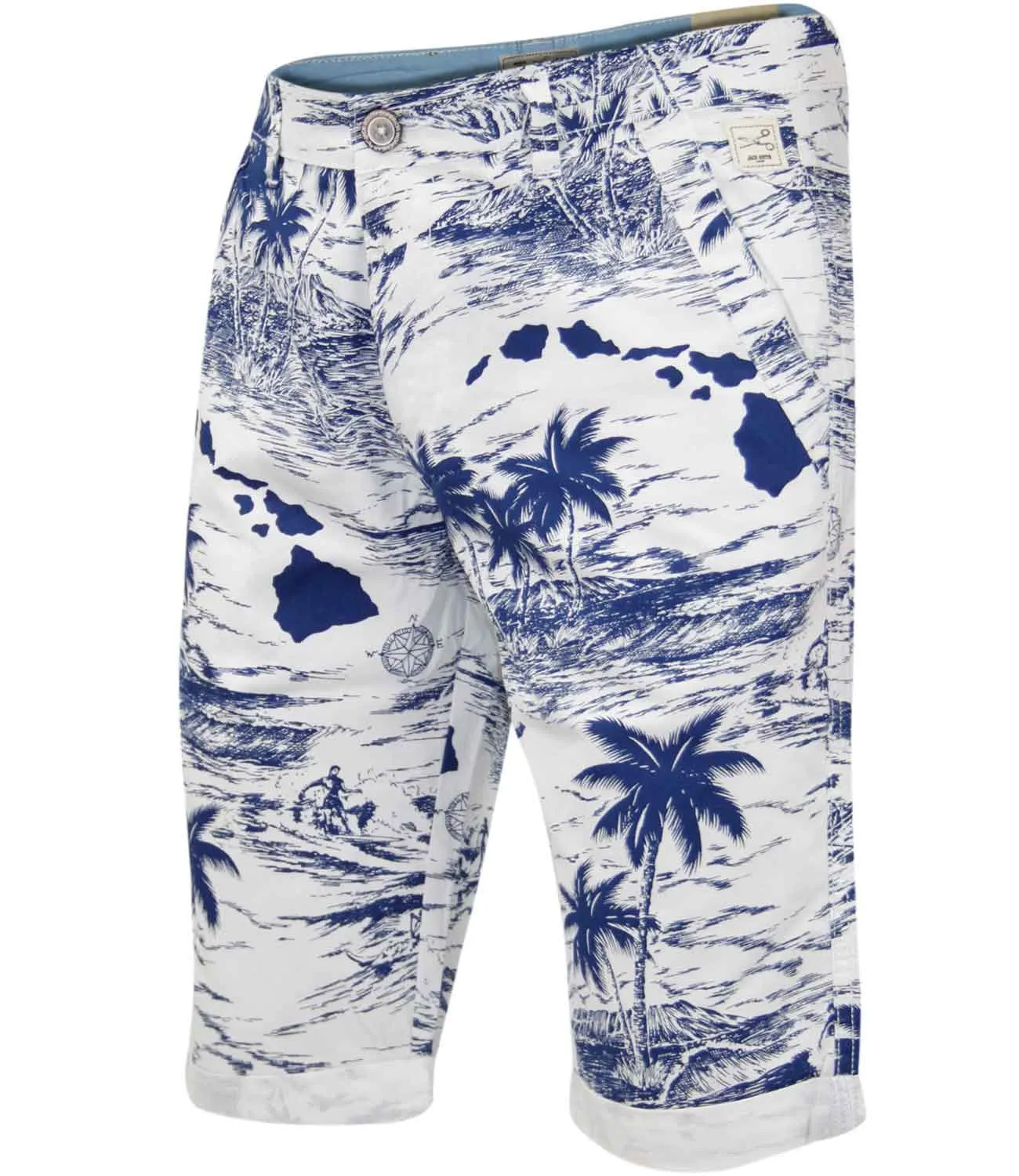 Mens Printed Hawaiian Shorts