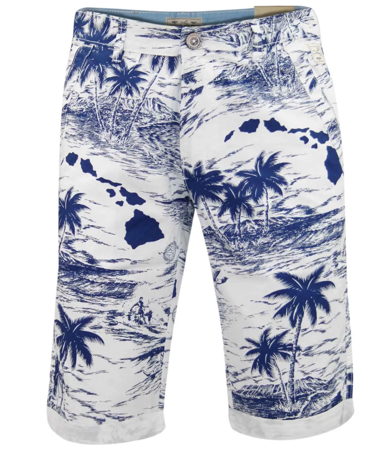 Mens Printed Hawaiian Shorts