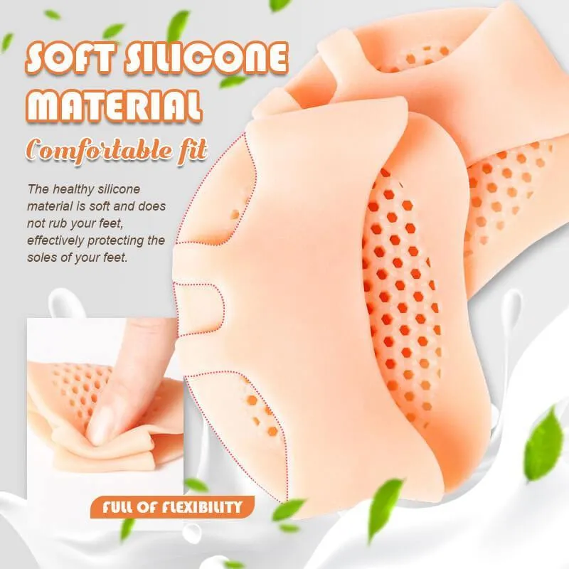 Metatarsal Pads for Women and Men , Foot Pads for Ball of Feet , Silicone honeycomb forefoot cushion insoles