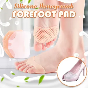 Metatarsal Pads for Women and Men , Foot Pads for Ball of Feet , Silicone honeycomb forefoot cushion insoles