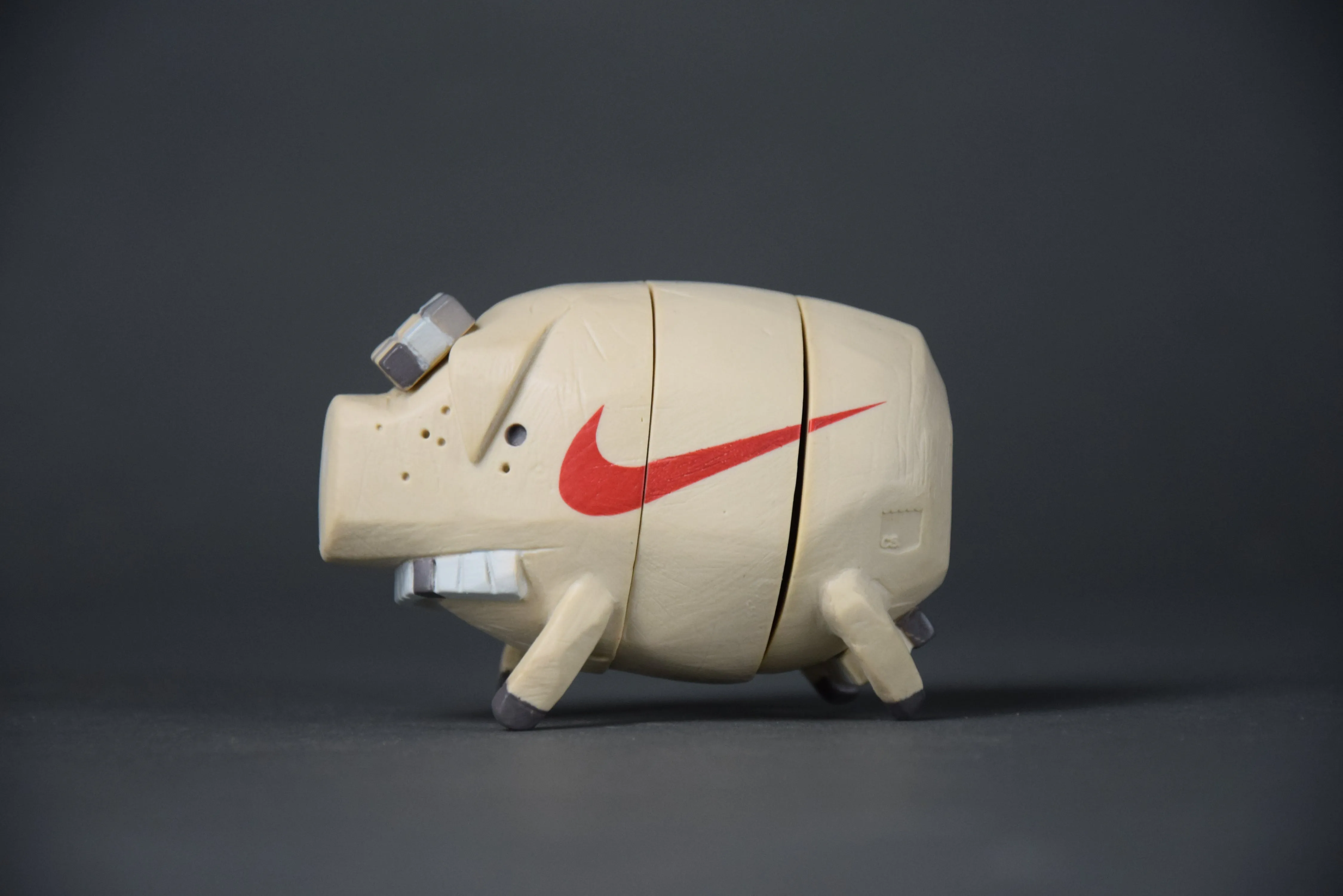 mint 2002 Art Toy The Pig by Michael Lau in collaboration with nike