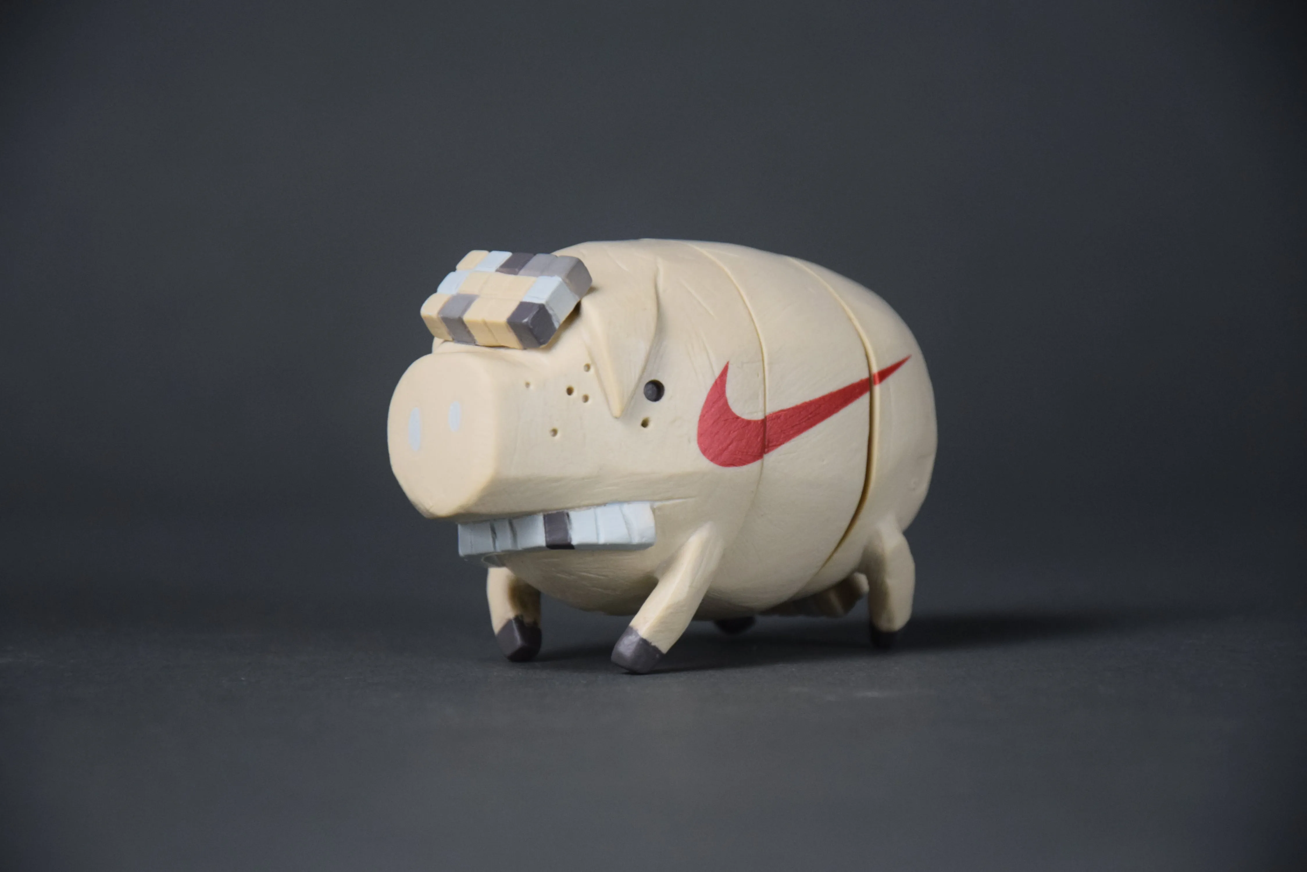 mint 2002 Art Toy The Pig by Michael Lau in collaboration with nike