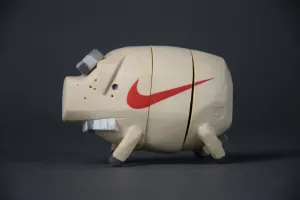 mint 2002 Art Toy The Pig by Michael Lau in collaboration with nike