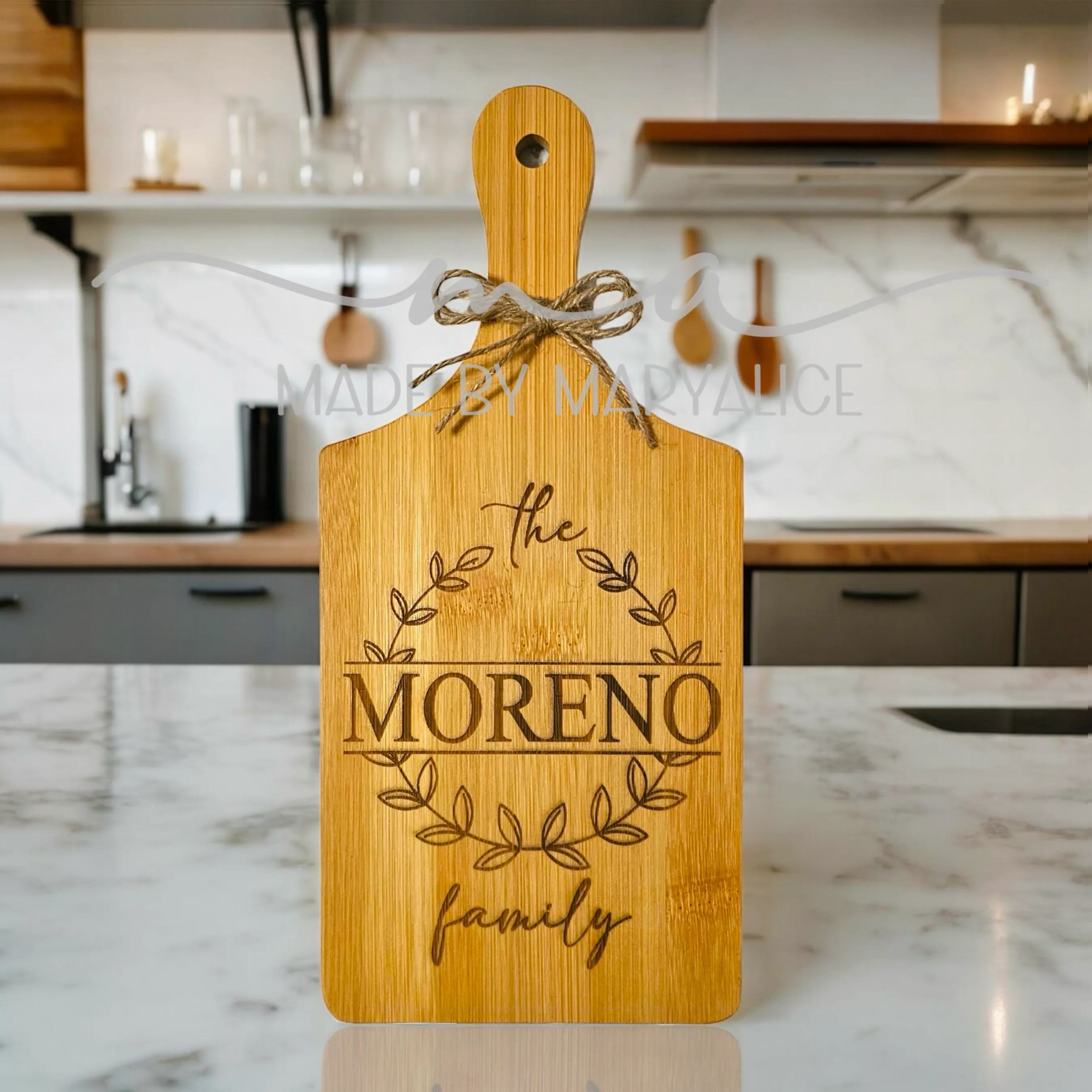 Monogram Mini Charcuterie/Cutting Board