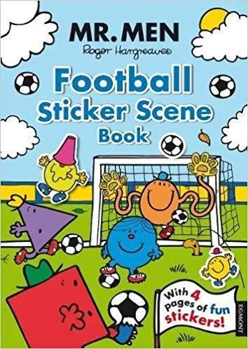 Mr.Men Football Sticker Scene Book With 4 Pages of Fun Stickers