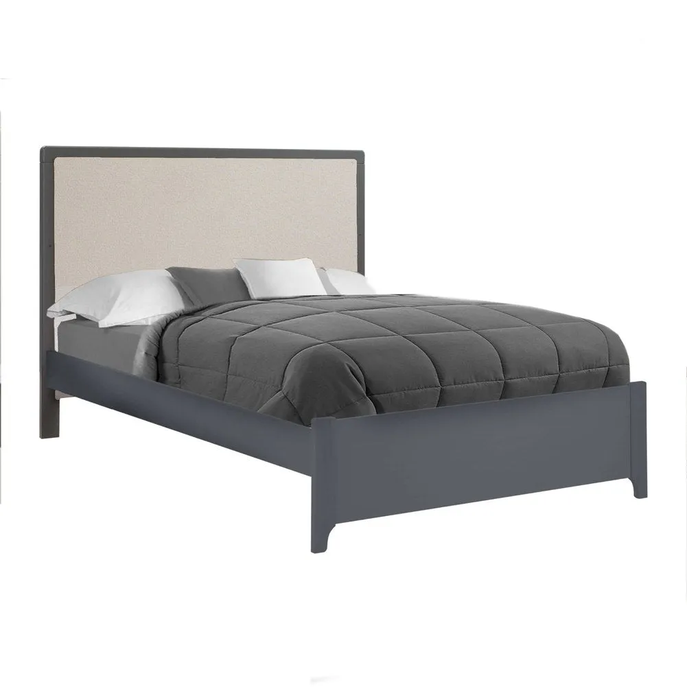 Natart Kyoto 54 inch Double Bed with Low Profile Footboard