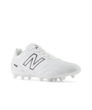 New Balance 442 V2 Academy FG Boots - White/Black