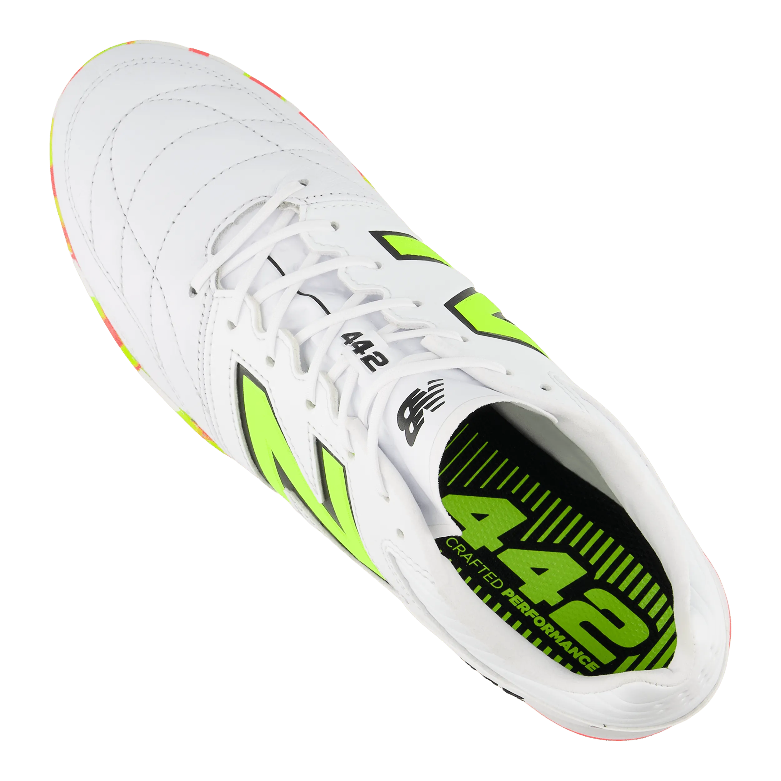 New Balance 442 V2 Pro Indoor Senior Football Boots - White