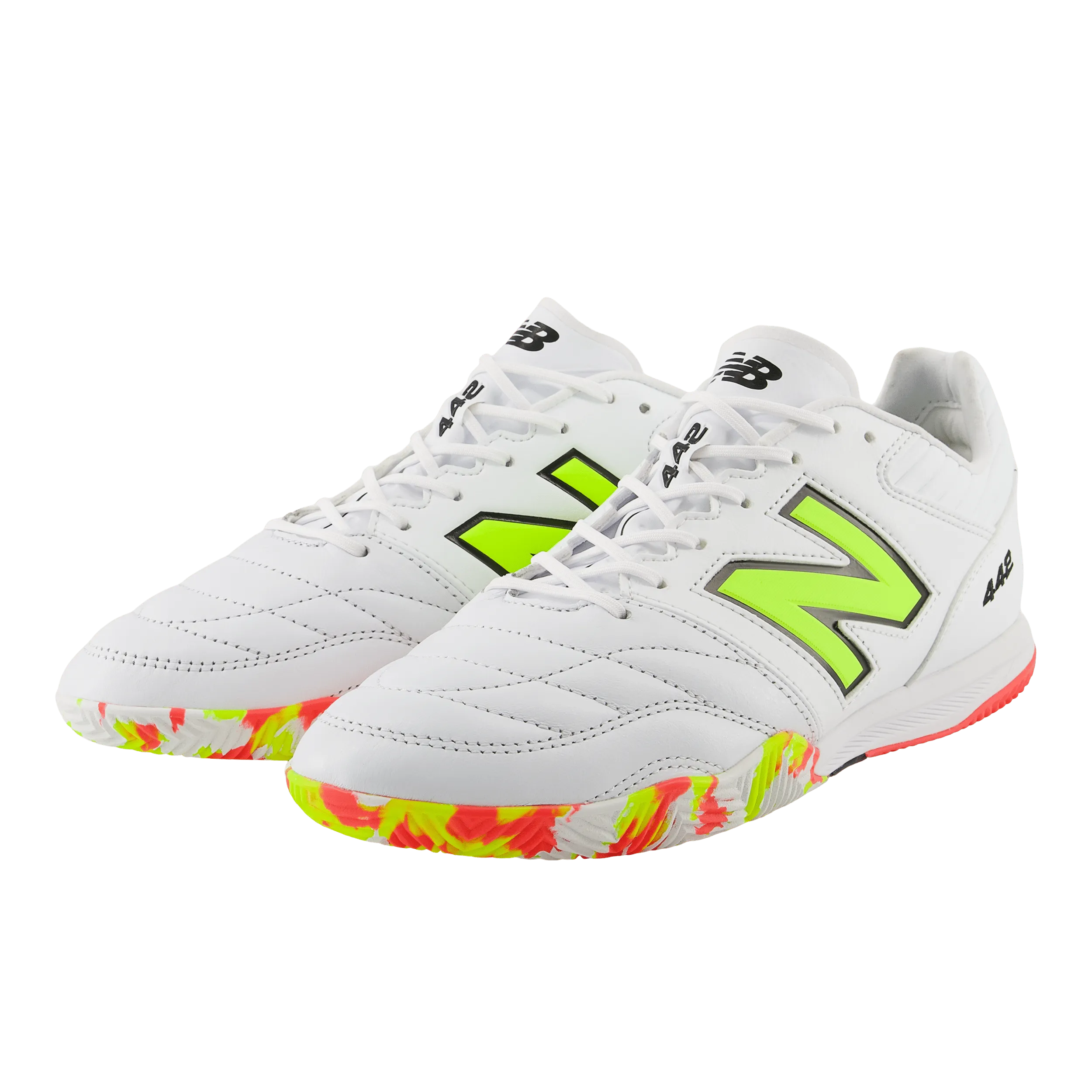 New Balance 442 V2 Pro Indoor Senior Football Boots - White