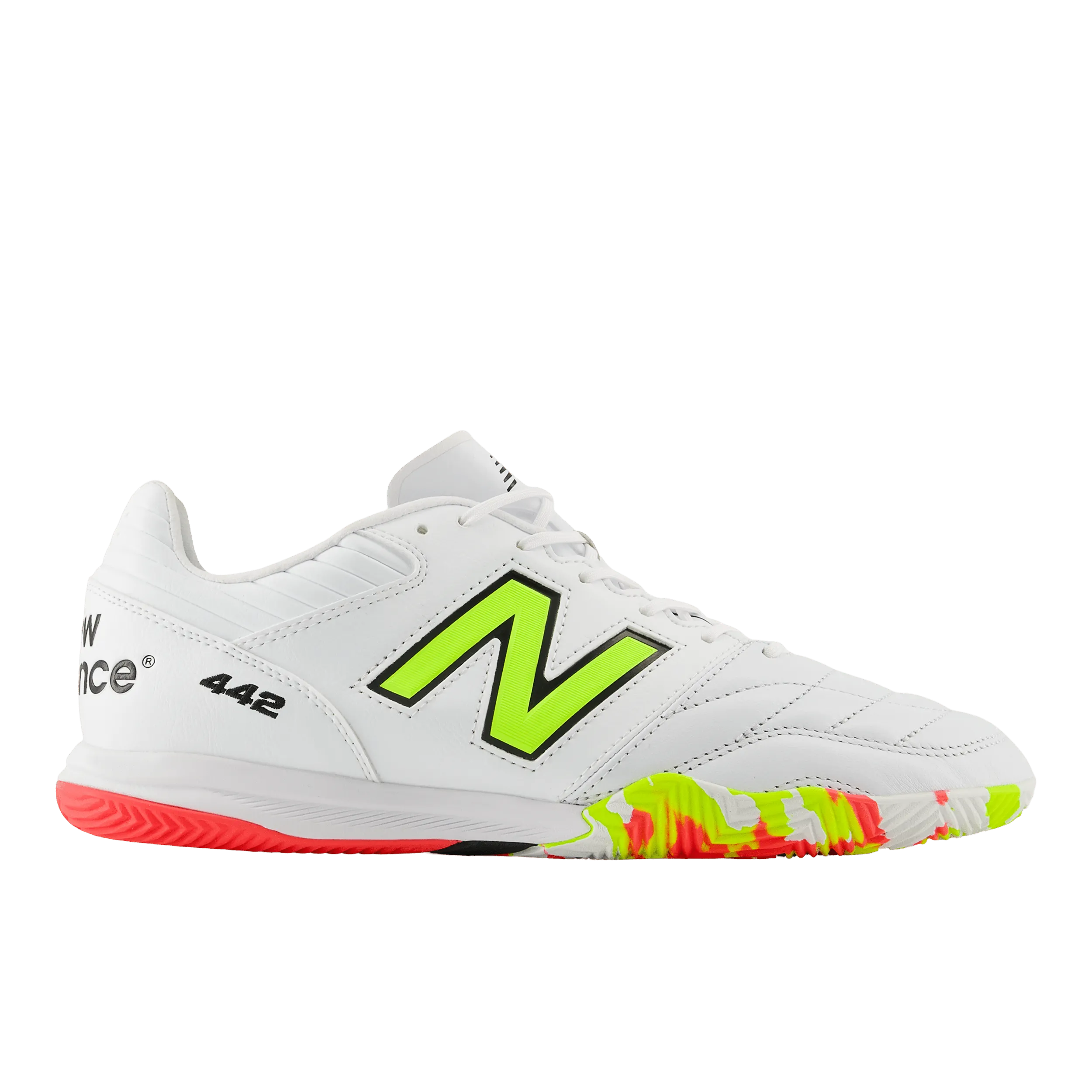 New Balance 442 V2 Pro Indoor Senior Football Boots - White