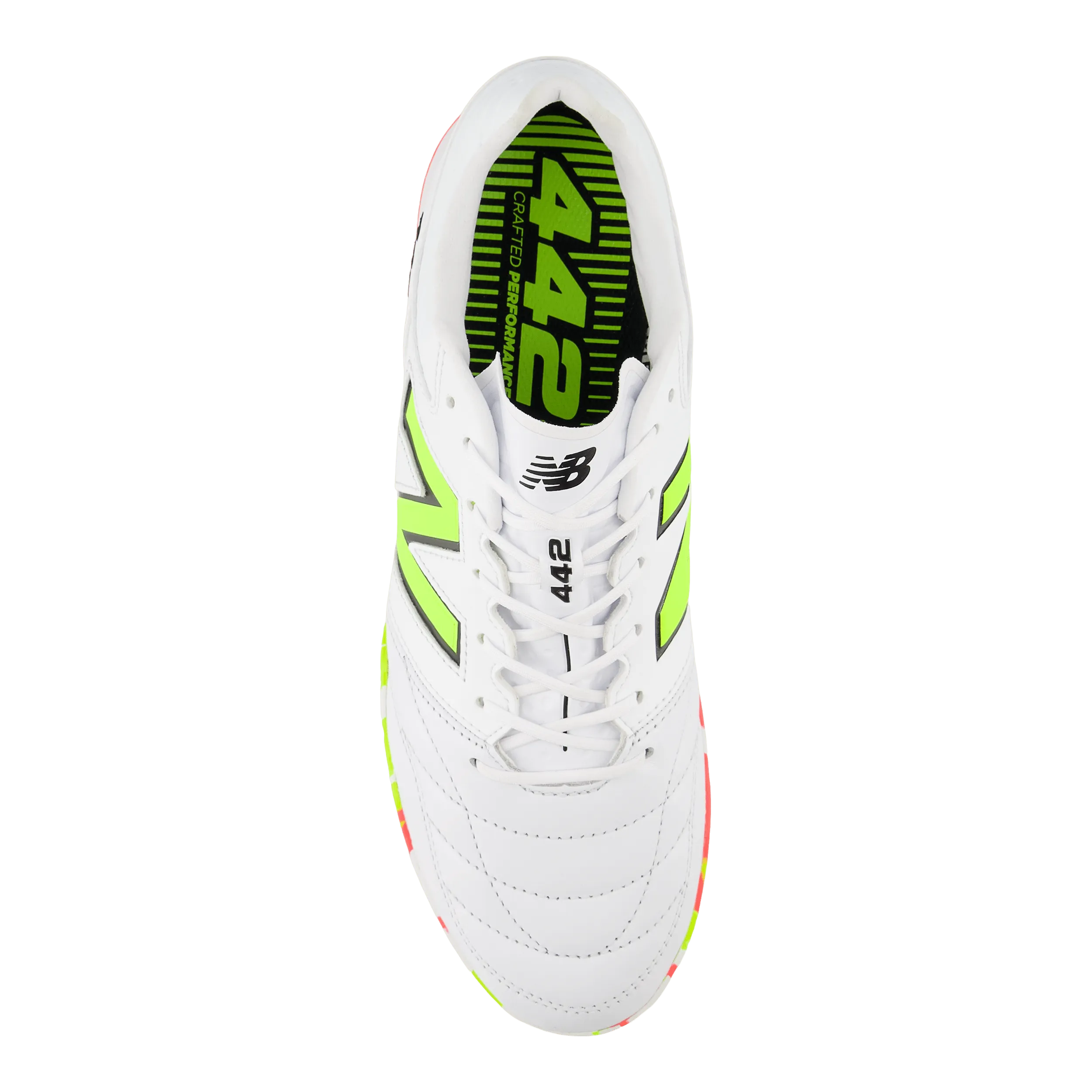 New Balance 442 V2 Pro Indoor Senior Football Boots - White