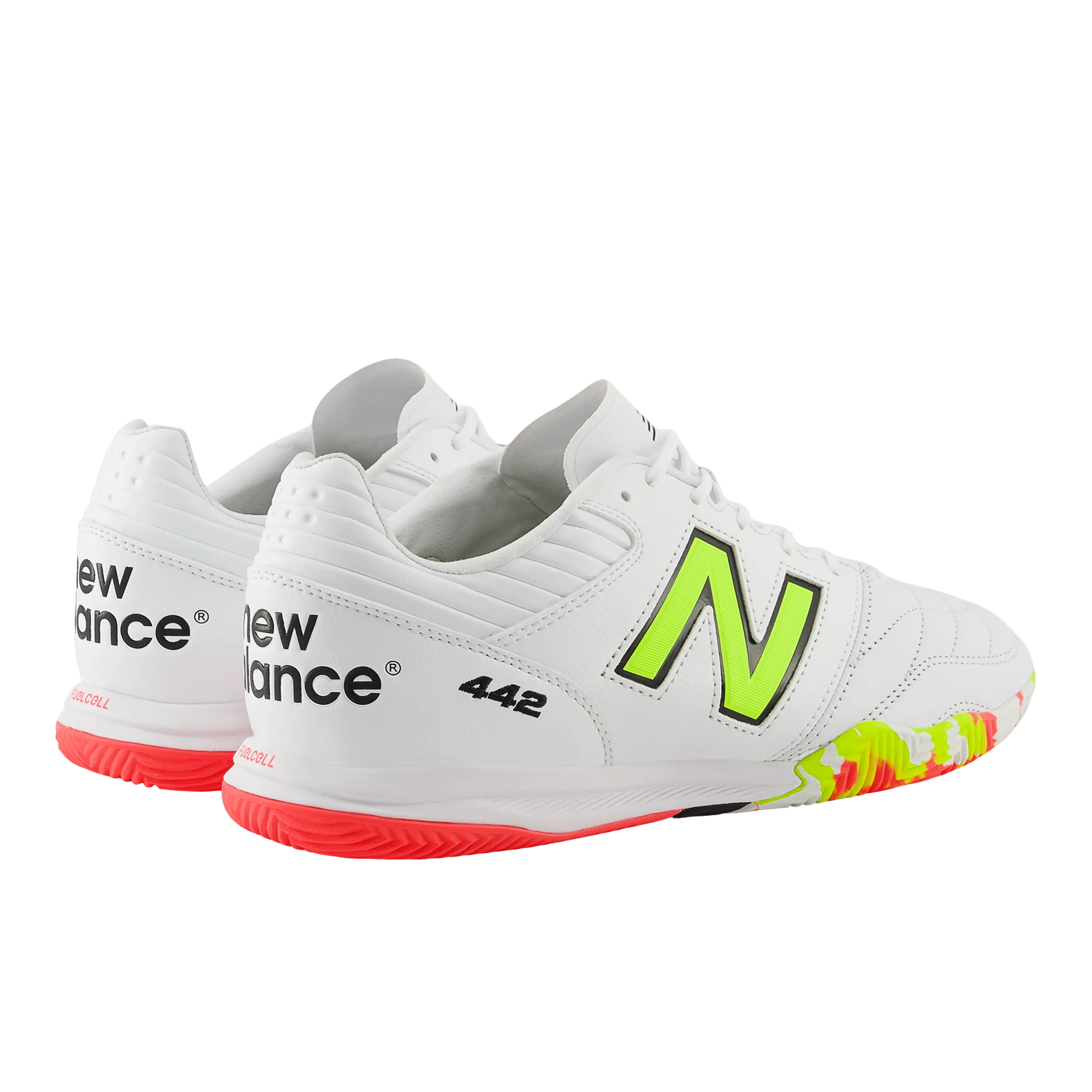 New Balance 442 V2 Pro Indoor Senior Football Boots - White