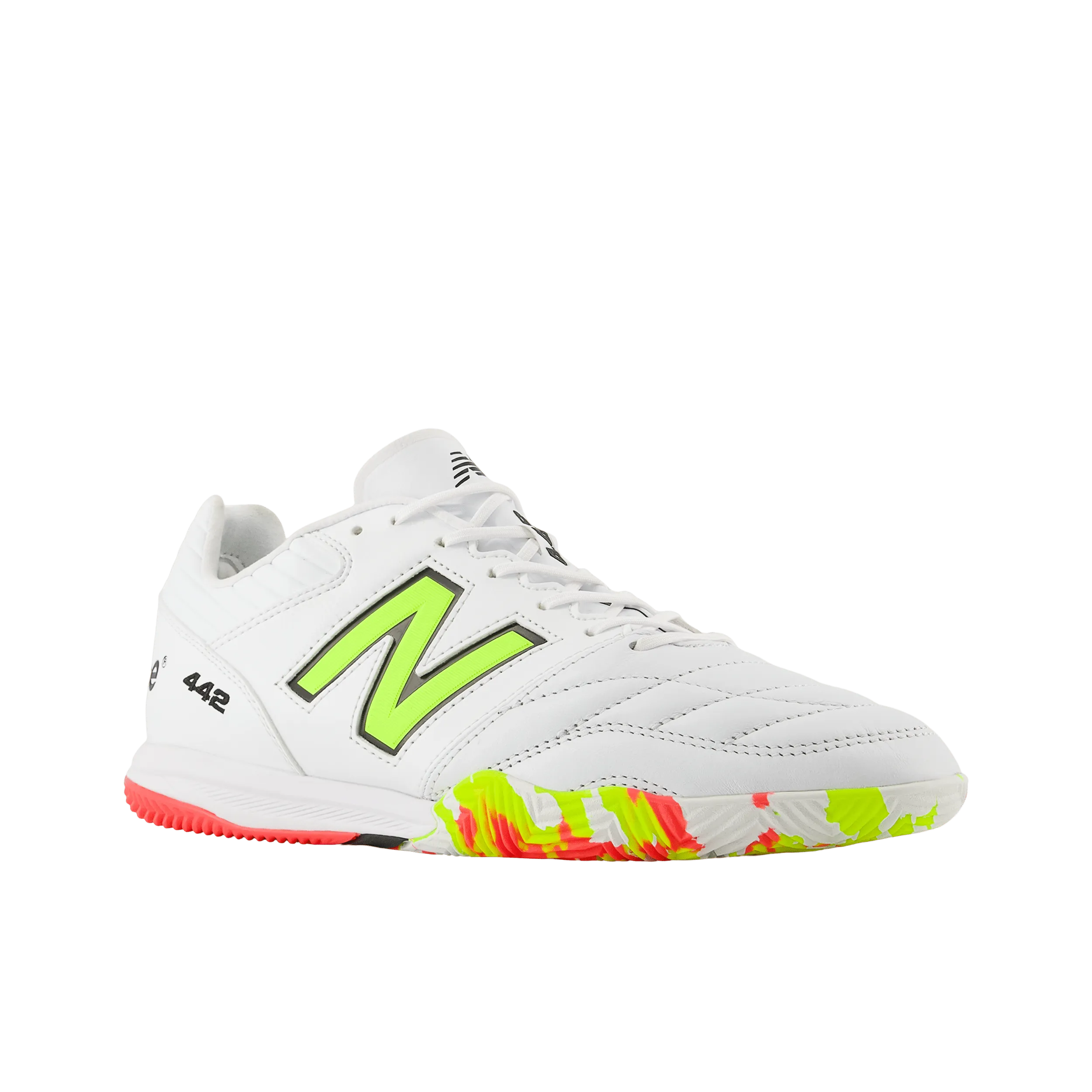 New Balance 442 V2 Pro Indoor Senior Football Boots - White