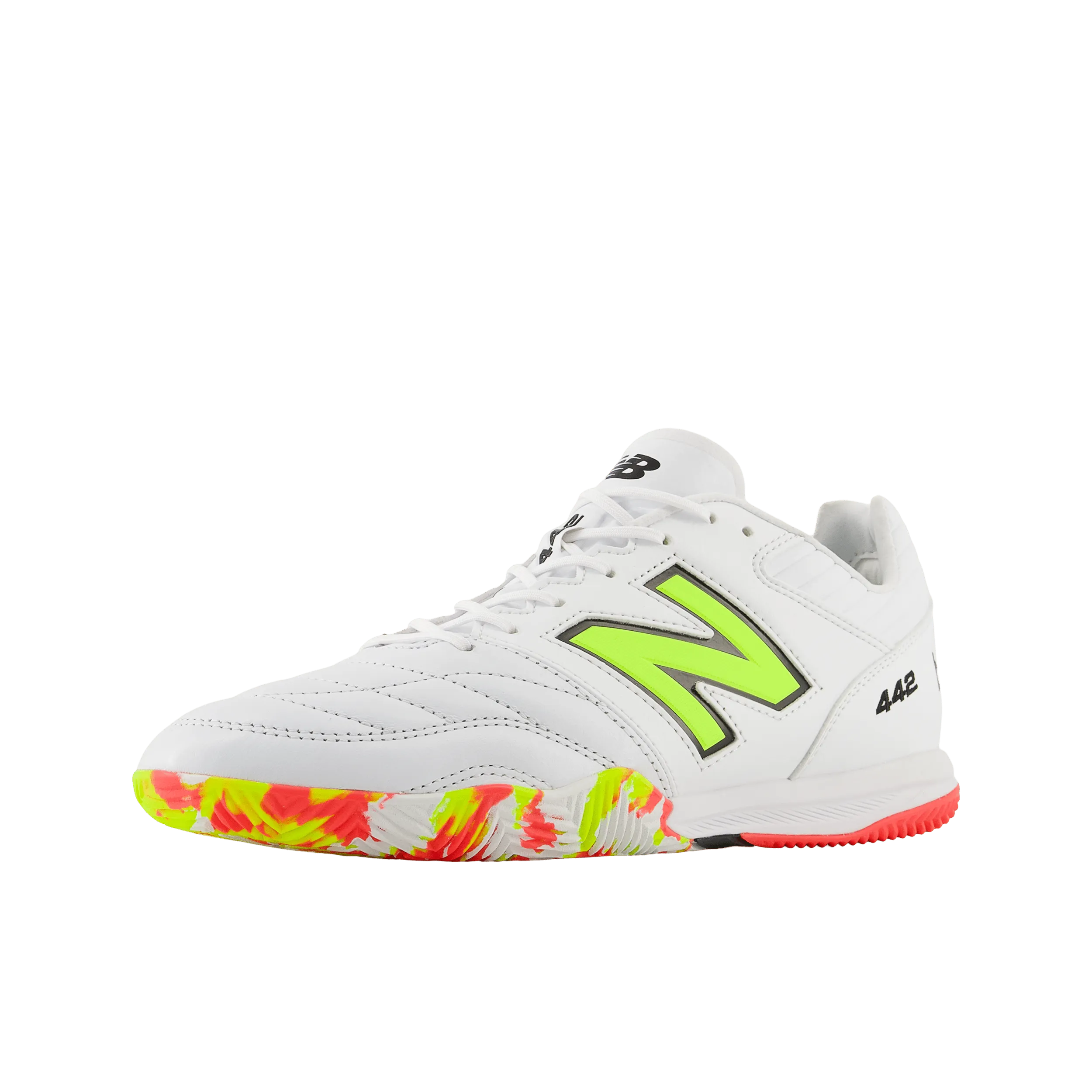 New Balance 442 V2 Pro Indoor Senior Football Boots - White