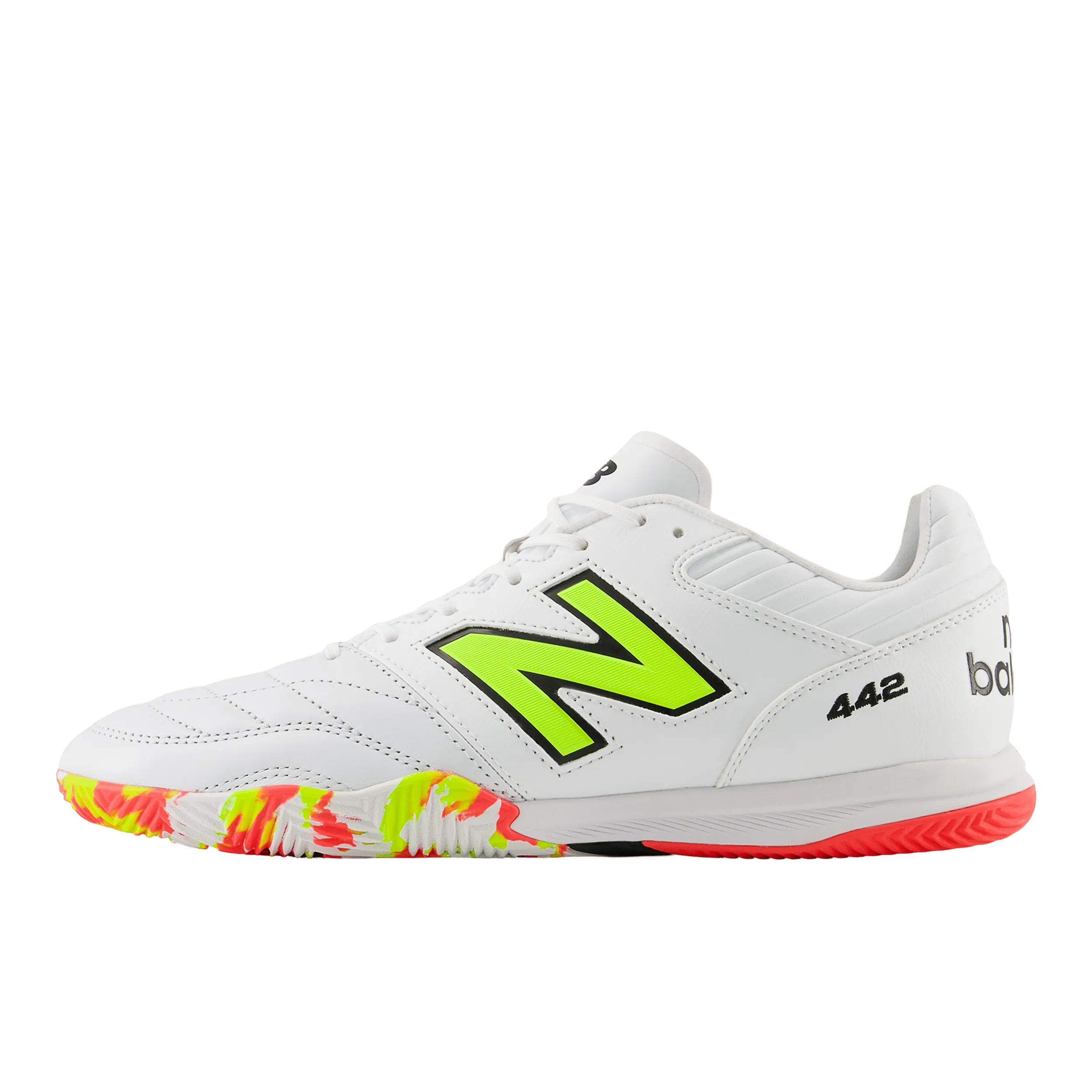 New Balance 442 V2 Pro Indoor Senior Football Boots - White