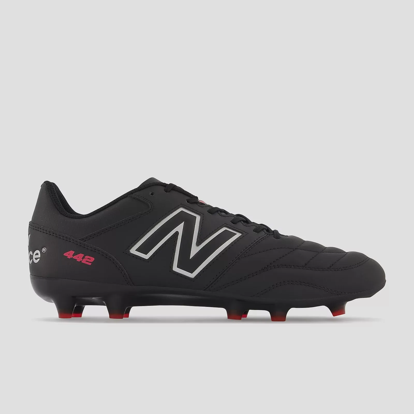 New Balance 442 V2 TEAM FG (2E) Boots - Black/White