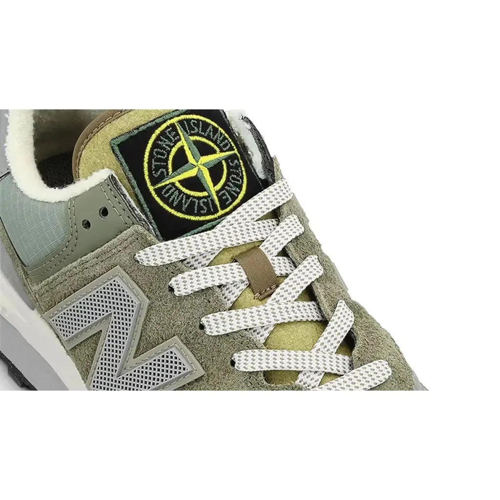 NEW BALANCE 574 LEGACY STONE ISLAND LIGHT GREEN