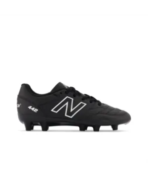 New Balance Kids 442 V2 Academy Junior FG Football Boot - Black/White