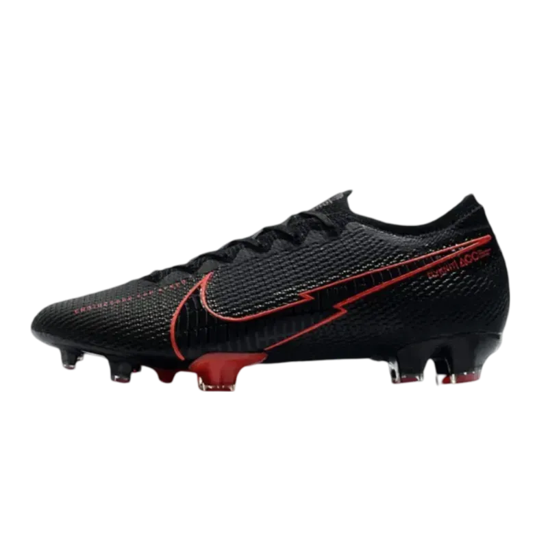 Nike Mercurial Vapor 13 Elite FG ACC Men Black Red - Goatkits Boots