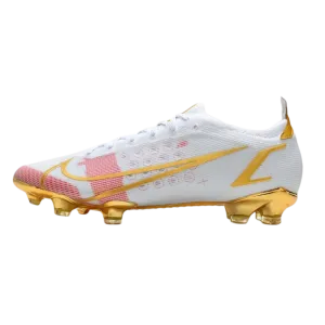 Nike Mercurial Vapor 14 Elite FG White Red Gold - Goatkits Boots