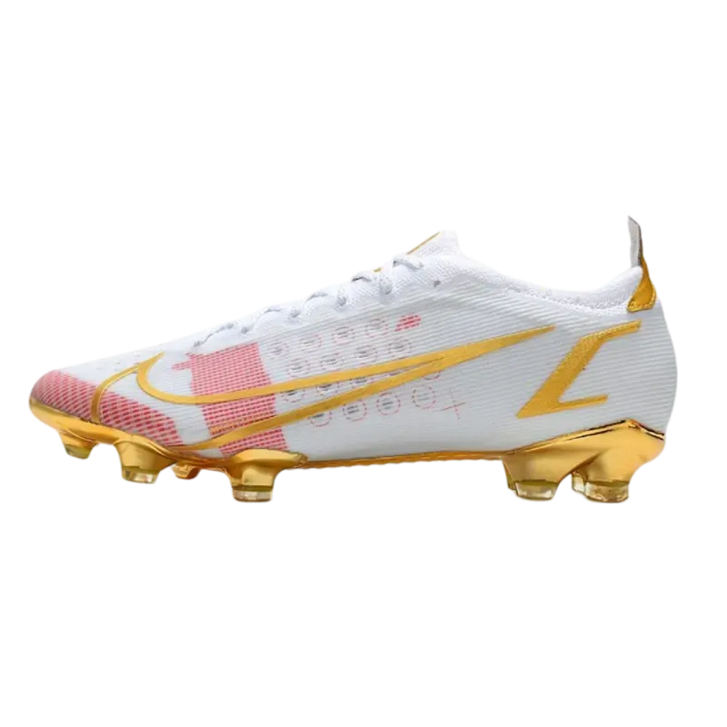 Nike Mercurial Vapor 14 Elite FG White Red Gold - Goatkits Boots