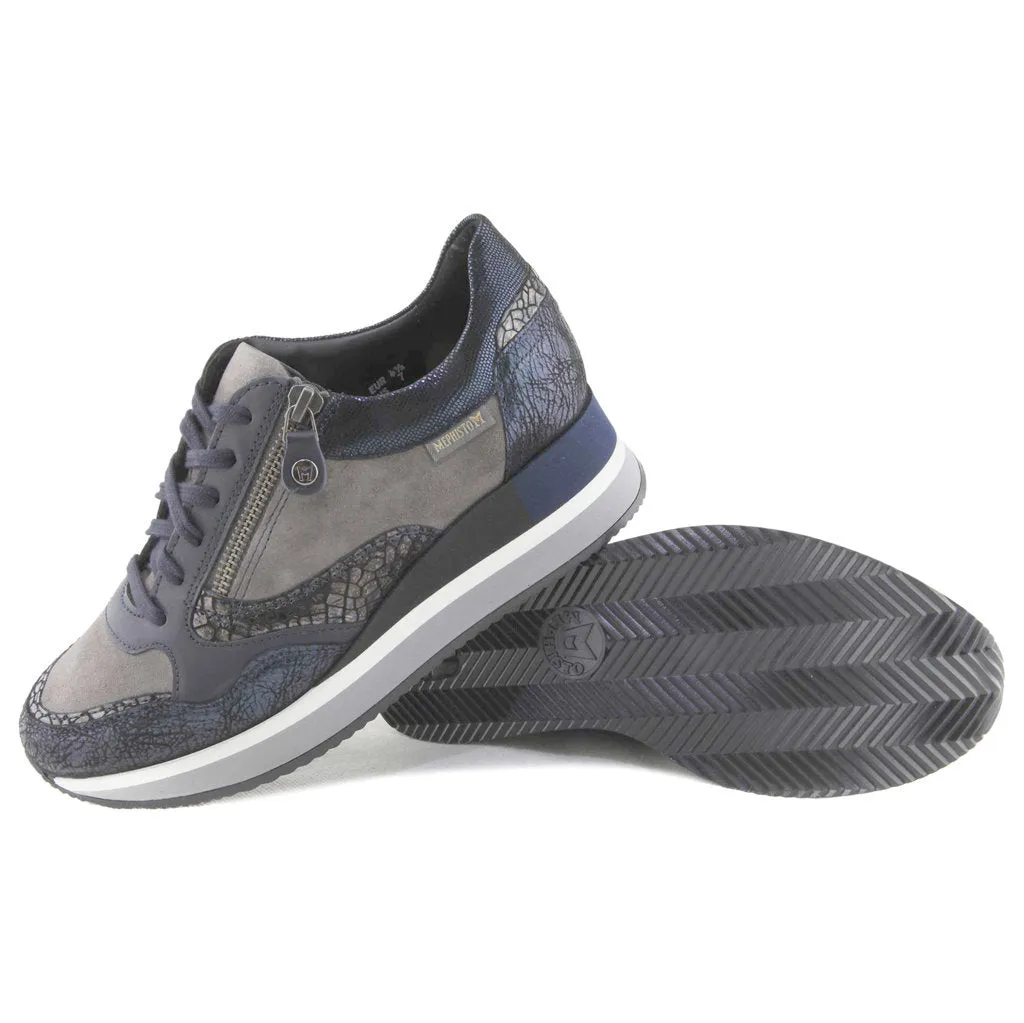 Olimpia Velvet Leather Women's Walking Trainers