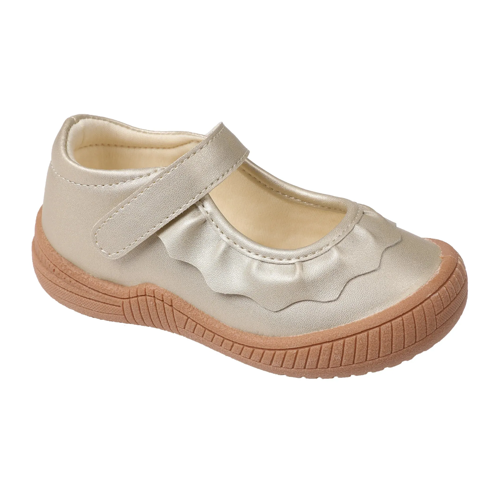 Oomphies Girls' (Sizes 5-3) Amina Mary Jane - Gold