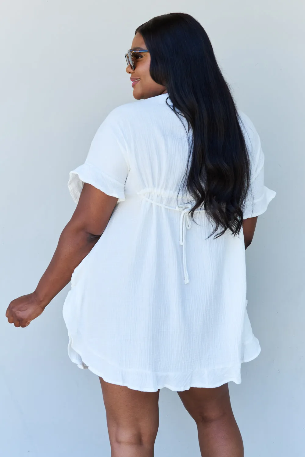 Out Of Time Ruffle Hem Dress