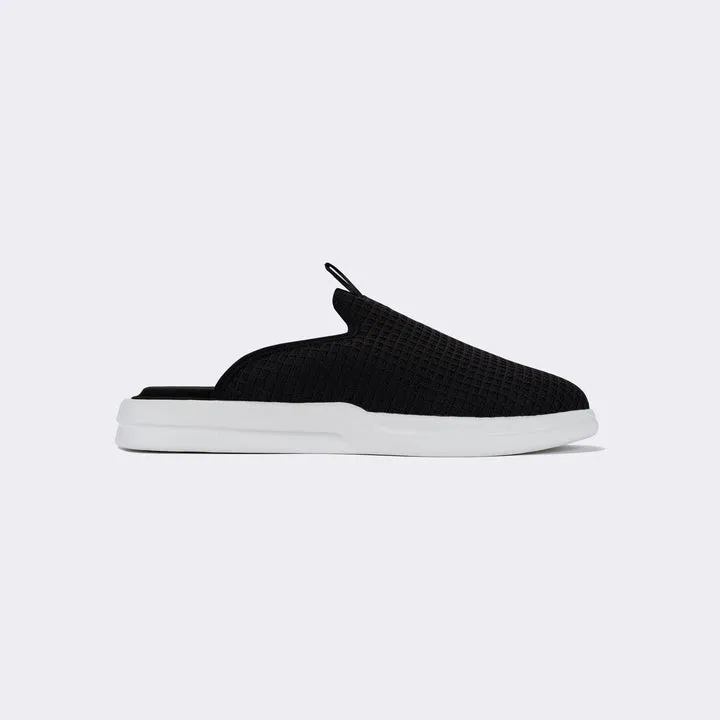 Pelli Slide - Jet Black / Lily White