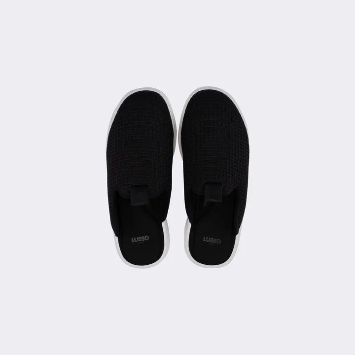 Pelli Slide - Jet Black / Lily White