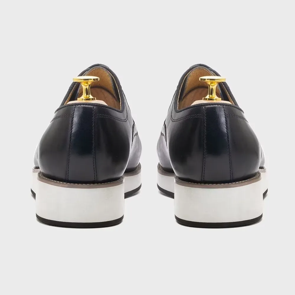 Polished Luxe Leather Lace-Up Dress Shoes