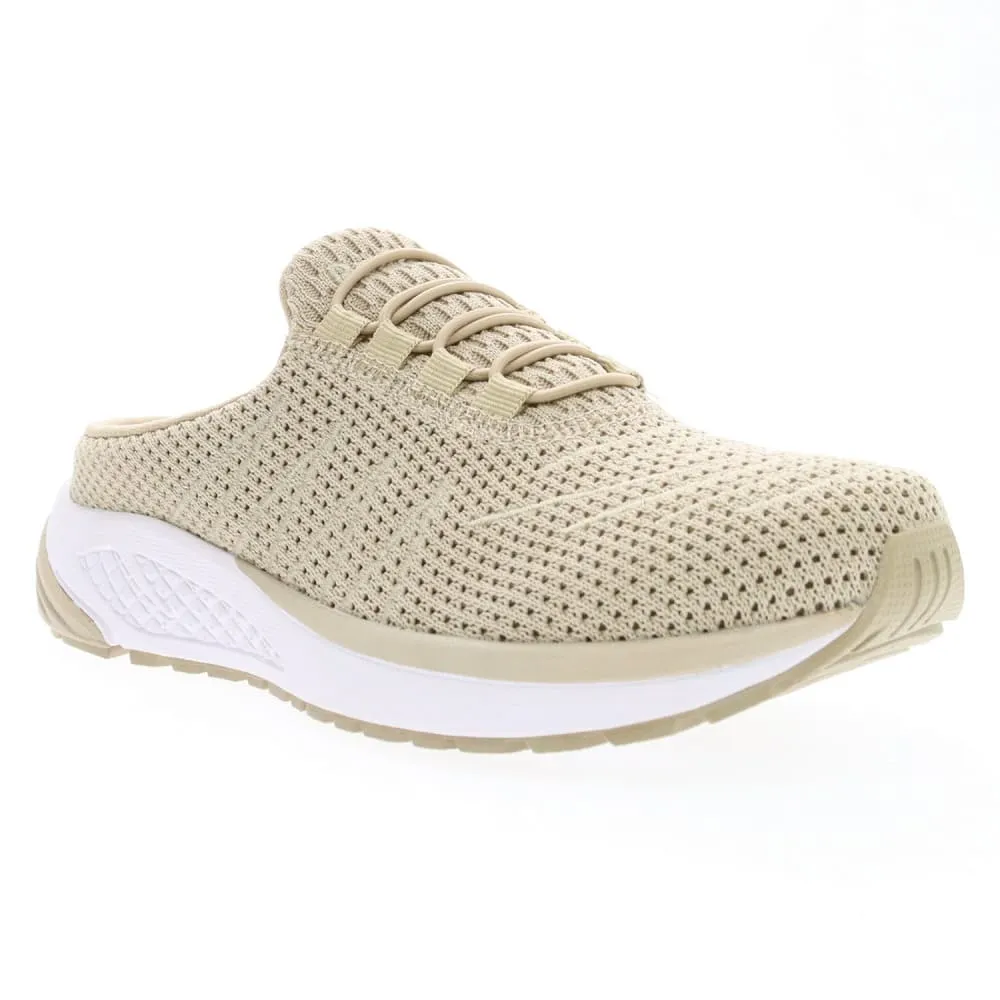 Propet Women's Tour Knit Slide Shoes Sand