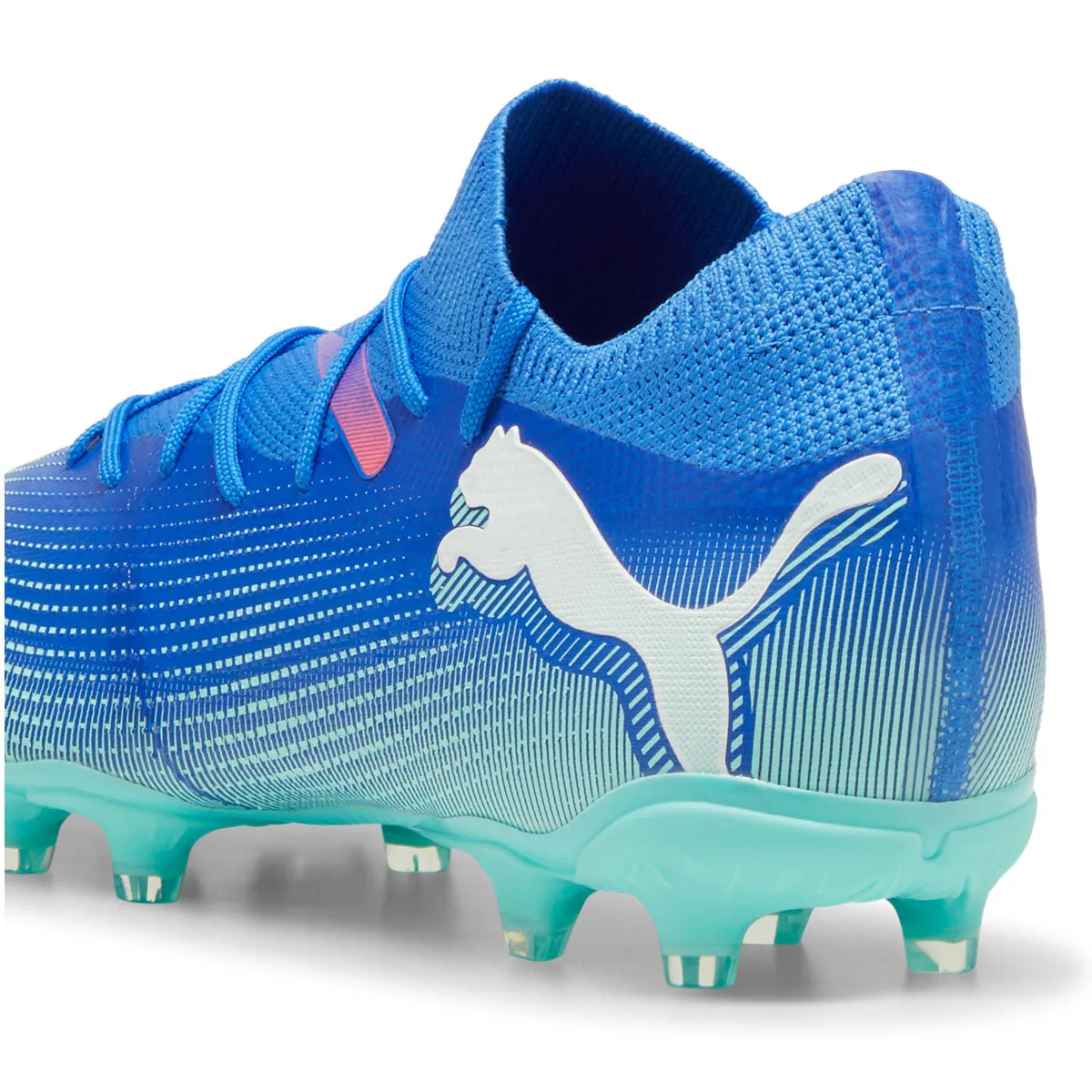 Puma Future 7 Match FG/AG Football Boots - Adult - Blue/White/Peppermint