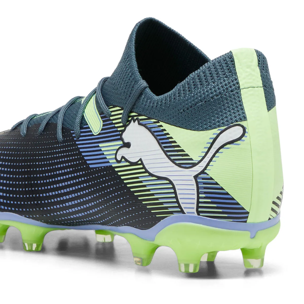 Puma Future 7 Match FG/AG Football Boots - Adult - Grey/White/Fizzy Apple