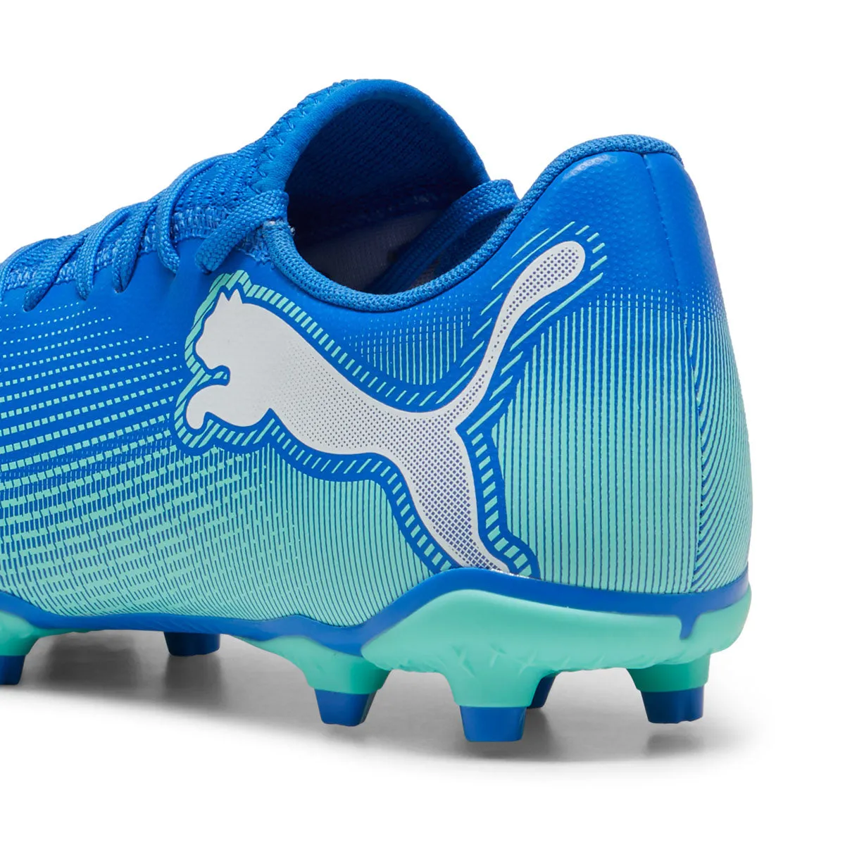 Puma Future 7 Play FG/AG Football Boots - Adult - Blue/Mint/White